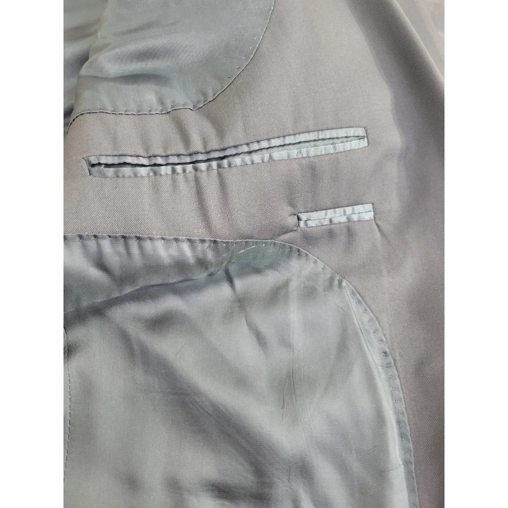 Hart Schaffner Marx Blazer Gold Trumpeter Wool Nordstrom Gray Mens 41R Jacket